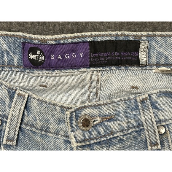 Levi's SilverTab Jeans Men's 34x30 Baggy Fit Light Wash Y2K Vintage 90s Denim - Picture 1 of 8